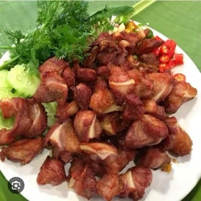 แหนมหมูทอด